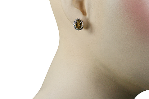 SKU 10764 unique Citrine earrings Jewelry