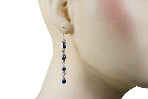 SKU 10767 unique Lapis Lazuli earrings Jewelry