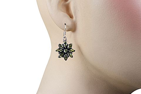 SKU 10771 unique Peridot earrings Jewelry