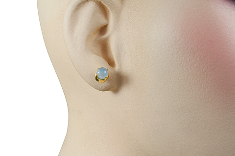 SKU 10780 unique Chalcedony earrings Jewelry