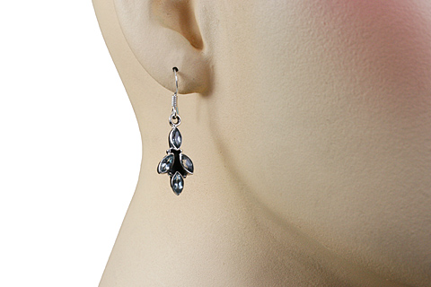 SKU 10783 unique Aquamarine earrings Jewelry