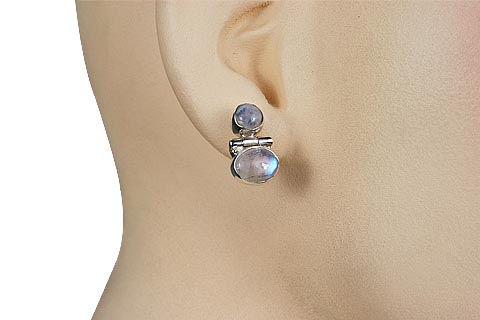 SKU 10786 unique Moonstone earrings Jewelry