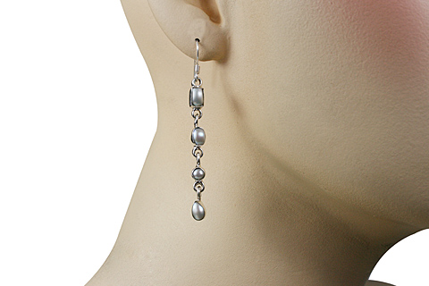 SKU 10790 unique Pearl earrings Jewelry