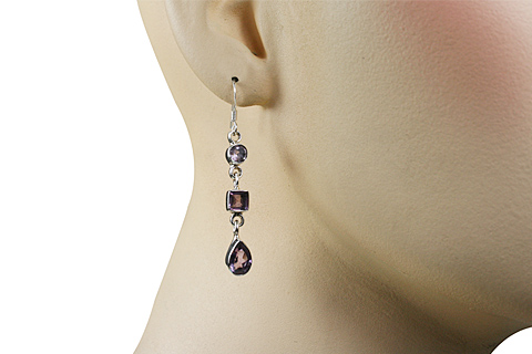 SKU 10791 unique Amethyst earrings Jewelry