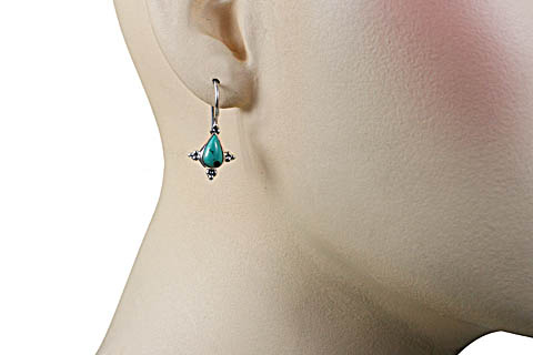 SKU 10793 unique Turquoise earrings Jewelry