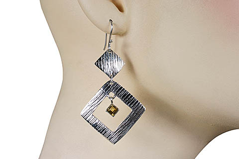 SKU 11096 unique Citrine earrings Jewelry