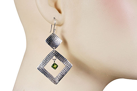 SKU 11108 unique Peridot earrings Jewelry