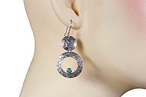 SKU 11127 unique Turquoise earrings Jewelry