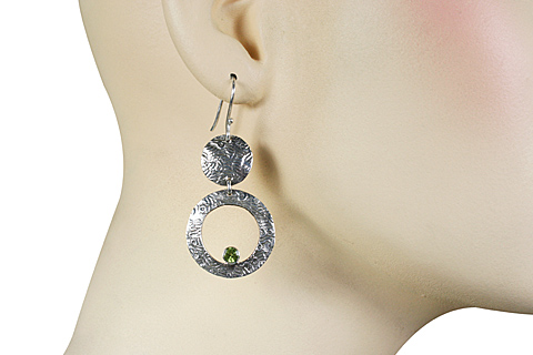 SKU 11129 unique Peridot earrings Jewelry