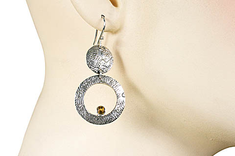 SKU 11131 unique Citrine earrings Jewelry
