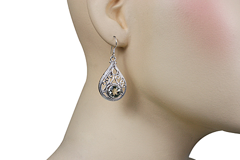 SKU 11158 unique Lemon Quartz earrings Jewelry