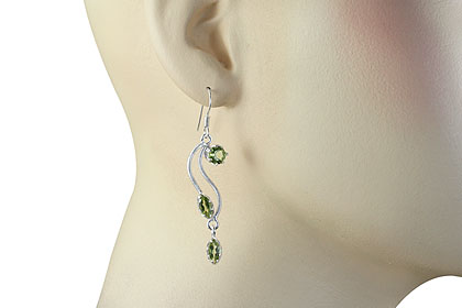 SKU 11198 unique Peridot earrings Jewelry