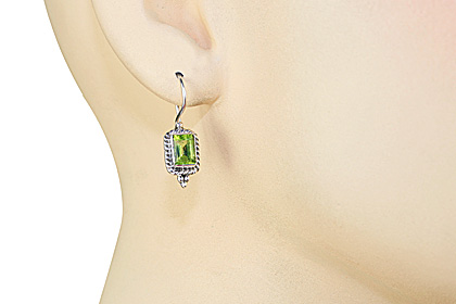 SKU 11205 unique Peridot earrings Jewelry