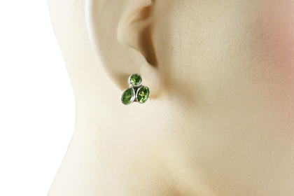 SKU 11243 unique Peridot earrings Jewelry