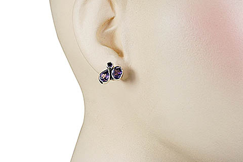 SKU 11244 unique Amethyst earrings Jewelry