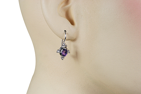 SKU 11312 unique Amethyst earrings Jewelry