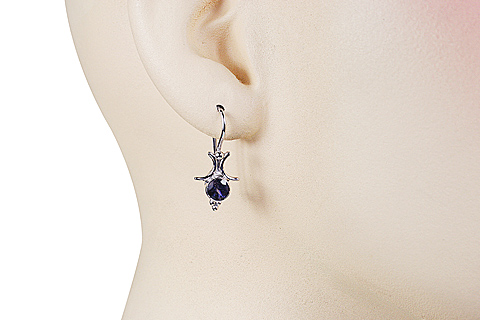 SKU 11314 unique Iolite earrings Jewelry