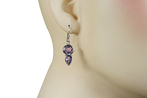 SKU 11326 unique Amethyst earrings Jewelry