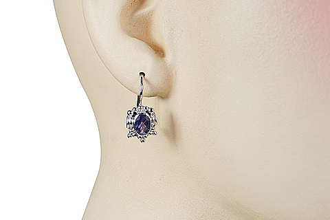 SKU 11330 unique Iolite earrings Jewelry