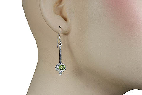 SKU 11369 unique Peridot earrings Jewelry