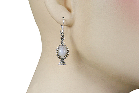 SKU 11373 unique Moonstone earrings Jewelry