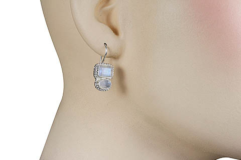 SKU 11376 unique Moonstone earrings Jewelry