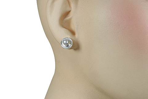 SKU 11383 unique Pearl earrings Jewelry