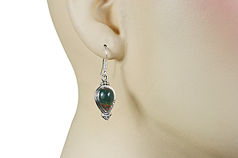 SKU 11474 unique Bloodstone earrings Jewelry