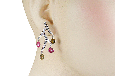 SKU 11539 unique Tourmaline earrings Jewelry