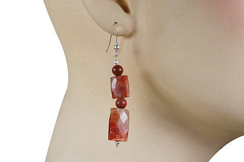 SKU 11799 unique Sunstone earrings Jewelry