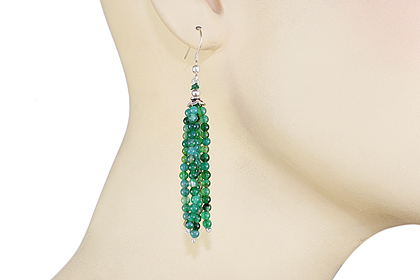 SKU 11843 unique Aventurine earrings Jewelry