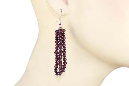 SKU 11844 unique Garnet earrings Jewelry