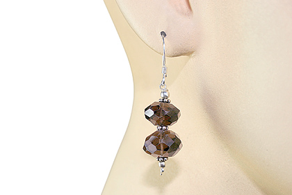 SKU 11871 unique Smoky Quartz earrings Jewelry