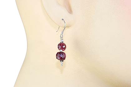 SKU 11880 unique Ruby earrings Jewelry