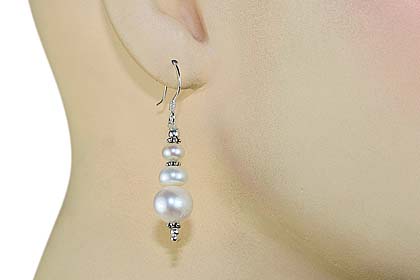 SKU 11881 unique Pearl earrings Jewelry