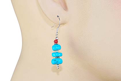 SKU 11883 unique Turquoise earrings Jewelry