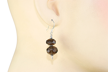 SKU 11888 unique Smoky Quartz earrings Jewelry