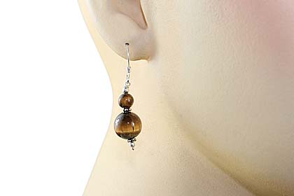 SKU 11898 unique Tiger eye earrings Jewelry