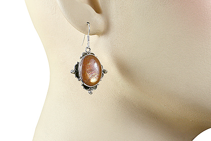 SKU 11943 unique Sunstone earrings Jewelry