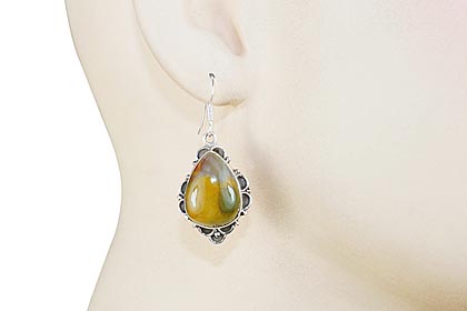 SKU 11959 unique Agate earrings Jewelry
