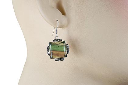 SKU 11970 unique Fluorite earrings Jewelry