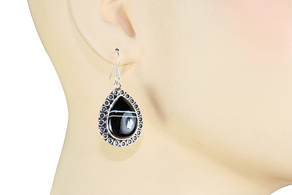 SKU 12000 unique Onyx earrings Jewelry