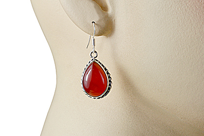 SKU 12028 unique Carnelian earrings Jewelry