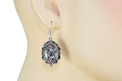 SKU 12034 unique Zosite earrings Jewelry