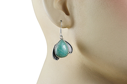 SKU 12046 unique Amazonite earrings Jewelry