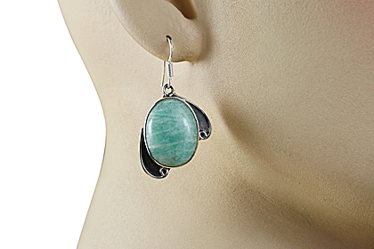 SKU 12049 unique Amazonite earrings Jewelry