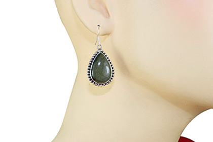 SKU 12106 unique Obsidian earrings Jewelry