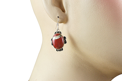 SKU 12109 unique Mookite earrings Jewelry