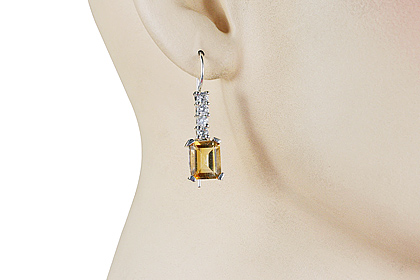 SKU 12161 unique Citrine earrings Jewelry