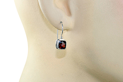 SKU 12176 unique Garnet earrings Jewelry